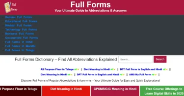 fullforms com in review
