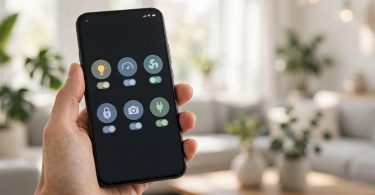 Controlling smart home devices from a smartphone app